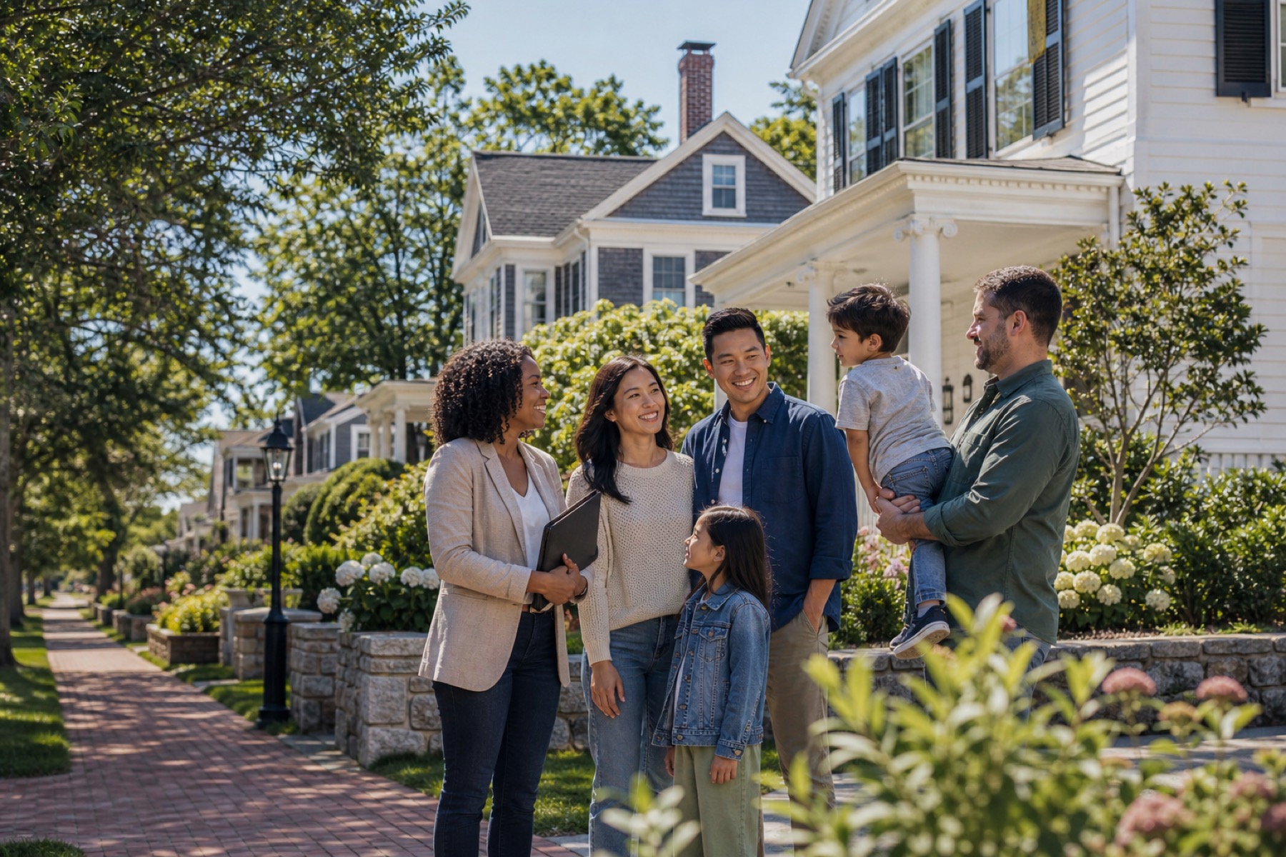 Diverse communities and neighborhoods across Massachusetts